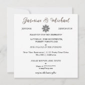 Weddenschap met weddenschap door een paar Damask W Kaart (Achterkant)