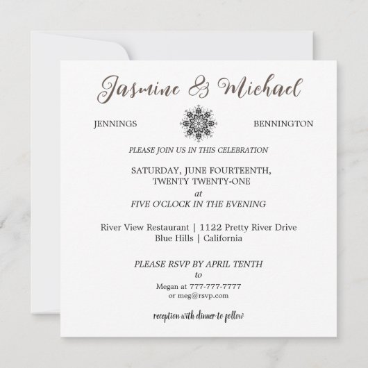 Weddenschap met weddenschap door een paar Damask W Kaart (Achterkant)