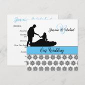 Weddenschap met weddenschap door een paar Damask W Kaart (Voorkant / Achterkant)