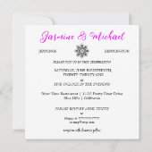 Weddenschap met weddenschap door een paar Damask W Kaart (Achterkant)