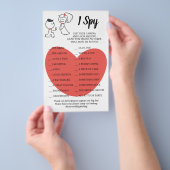 Weddenschap met weduwen Ontvangst met spionagekaar Flyer (Hand)