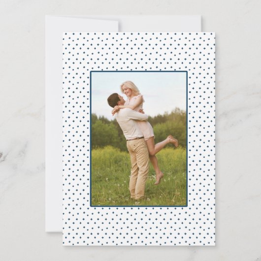 Weddenschap met zeilboot - Bewaar de datum Save The Date (Achterkant)