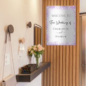 Weddenschap met zilveren paarse pleisters poster