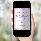 Weddenschap met zilveren paarse pleisters poster