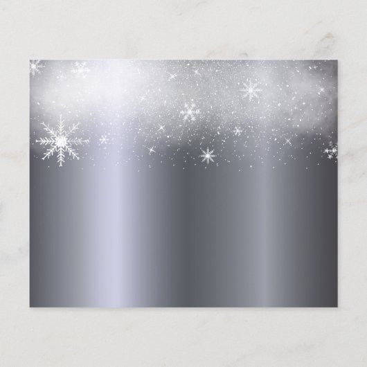 Weddenschap met zilveren sneeuw, met uitzondering  flyer (Achterkant)