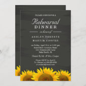 Weddenschap met zonnige zonnebloemen kaart (Voorkant / Achterkant)