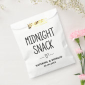 Weddenschap Midnight Snack Favor Bag Bedankzakje (Gezegeld)