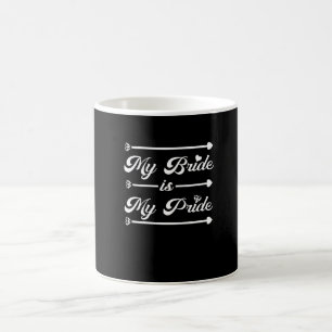 Weddenschap - Mijn bride Mijn Pride - Proud Groom Koffiemok