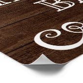 Weddenschap - Mimosa Bar - trouwe bruiloft Poster (Hoek)