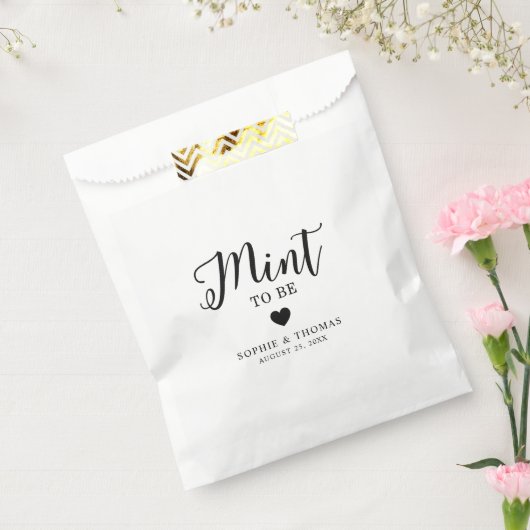 Weddenschap Mint Bedankzakje (Gezegeld)