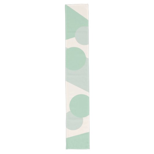 Weddenschap Mint Green Table Runner Lange Tafelloper (Voorkant)