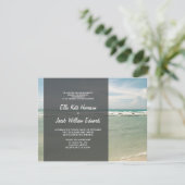 Weddenschap // Modern Beach Collectie Kaart (Staand voorkant)