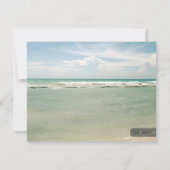 Weddenschap // Modern Beach Collectie Kaart (Achterkant)