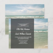 Weddenschap // Modern Beach Collectie Kaart (Voorkant / Achterkant)