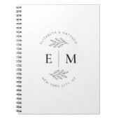 Weddenschap Modern Minimalist Elegant Chic Notitieboek (Voorkant)