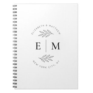 Weddenschap Modern Minimalist Elegant Chic Notitieboek