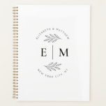 Weddenschap Modern Minimalist Elegant Chic Planner<br><div class="desc">Bestaat uit sans serif en serif typografie. Allemaal tegen een achtergrond van zuiver wit. Deze elementen zijn modern,  eenvoudig en chic. Dit is ontworpen door White Paper Birch Co. exclusief voor Zazzle. Hier te vinden op: http://www.zazzle.com/store/whitepaperbirch</div>