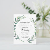 Weddenschap Modern Olive Leaves (Staand voorkant)