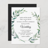 Weddenschap Modern Olive Leaves (Voorkant / Achterkant)