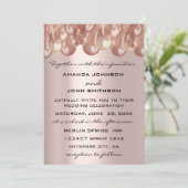 Weddenschap Modern Roos Blush ballons Kaart (Staand voorkant)