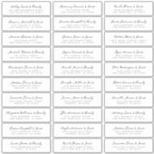 Weddenschap Moderne Eenvoudige zwarte en witte gas Sticker (Voorkant)