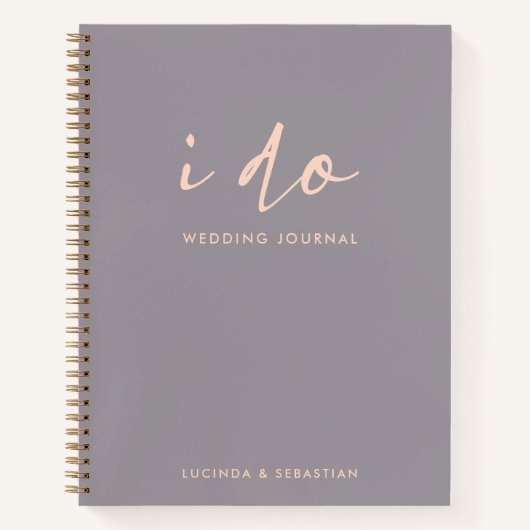 Weddenschap | Moderne minimumeigenplannen Notitieboek (Voorkant)