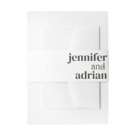 Weddenschap - Moderne uitnodiging voor huwelijk Uitnodigingen Wikkel