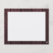 Weddenschap moderne vrijgezellenfeest advieskaart (Achterkant)