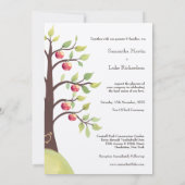 Weddenschap Monogram Apple Tree Orchard Country In Kaart (Achterkant)