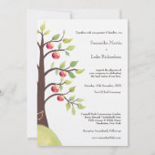 Weddenschap Monogram Apple Tree Orchard Country In Kaart (Achterkant)