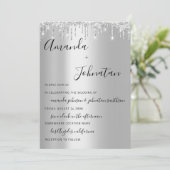 Weddenschap Monogram Black Silver Drijft grijs par Kaart (Staand voorkant)