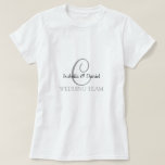 Weddenschap Monogram Tshirt Gifts<br><div class="desc">Monogram Gifts heeft een enorme selectie aanpasbare USPS-postzegels,  envelopzegelstickers,  wenskaarten,  overhemden,  petten,  knoppen,  magneten en nog veel meer. Deze monogrammen zijn geweldig voor het mailen van trouwuitnodigingen,  uitnodigingen van de Partij van het Jubileum,  graduatieaankondigingen,  en feestelijkheden voor de verjaardag om er slechts een paar te noemen.</div>
