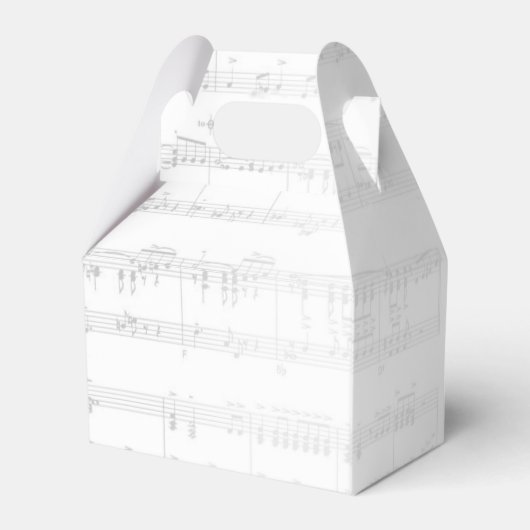 Weddenschap Muziek met tekst Bedankdoosjes (Achterkant)