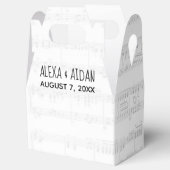 Weddenschap Muziek met tekst Bedankdoosjes (Geopend)