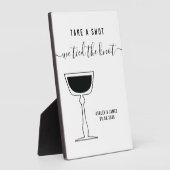 Weddenschap, neem een foto van de Knot-tafel. Fotoplaat (Zijkant)