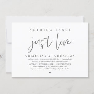 Weddenschap, niets Fancy, gewoon liefde Kaart