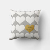 Weddenschap Nieuwe Jubileum Gift Pillow Kussen (Achterkant)