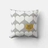 Weddenschap Nieuwe Jubileum Gift Pillow Kussen (Voorkant)