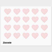 Weddenschap Noite Bleek roze Hart Sticker (Vel)