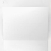 Weddenschap normaal drieluik uitnodiging (Binnenzijde eerst)