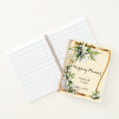 Weddenschap Notitieboek White Lillies & Gold Perso (Binnen)