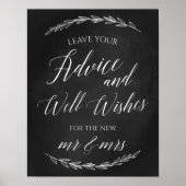 Weddenschap - Nou wil bruiloft-bord Poster (Voorkant)