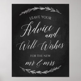 Weddenschap - Nou wil bruiloft-bord Poster