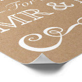 Weddenschap - Nou wil een trouwe bruiloft Poster (Hoek)