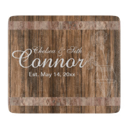 Weddenschap of Jubileum Barn Wood Mason Jar Snijplank