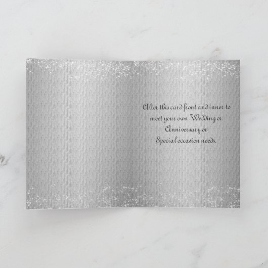 Weddenschap of Jubileum Pearls Silver Glittery (Binnen)