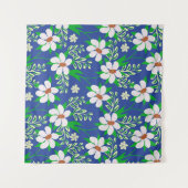 Weddenschap of uitnodiging met abstracte florale b wandkleed (Voorkant (horizontaal))