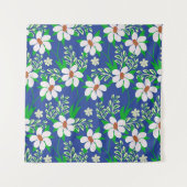 Weddenschap of uitnodiging met abstracte florale b wandkleed (Voorkant)