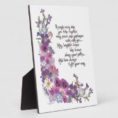Weddenschap of Verloving Gift Fotoplaat (Zijkant)