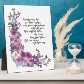 Weddenschap of Verloving Gift Fotoplaat (Zijkant)